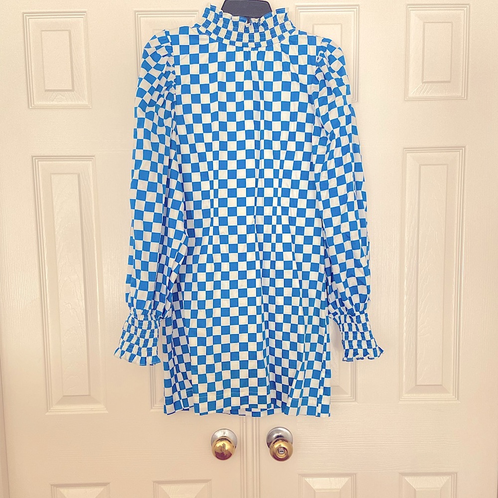 En Saison Checkered Dress